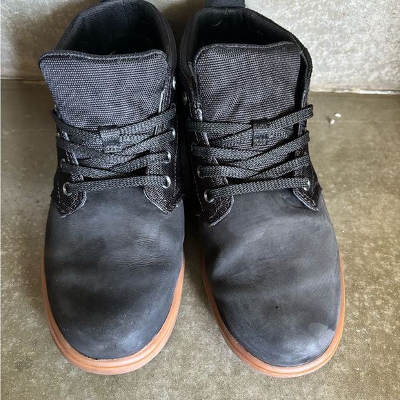 Black Timerlands Soft Suede And Fabric Men's Shoe Size 6 Business / Casual - Picture 7 of 11